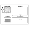 OX1100 Unit - Drawing View Thumbnail